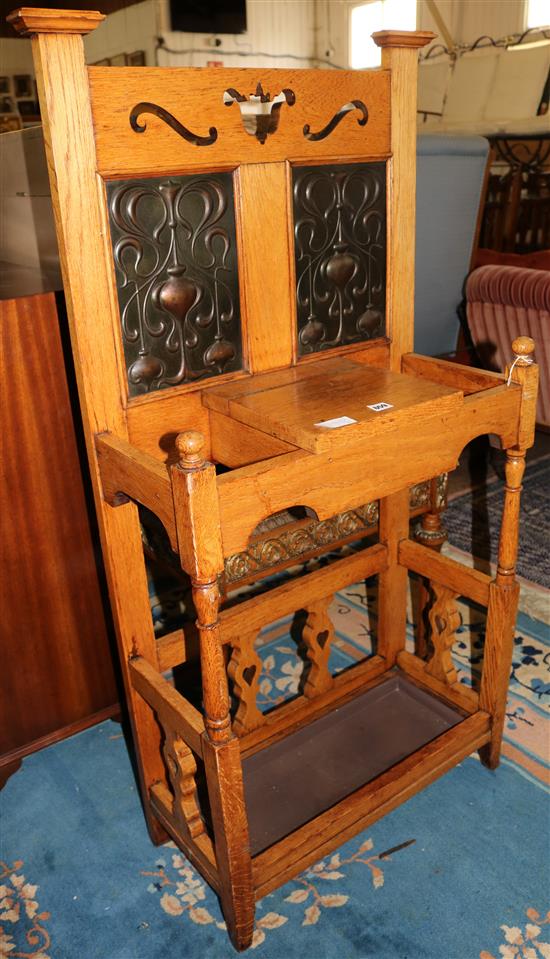 Arts & Crafts hall stand